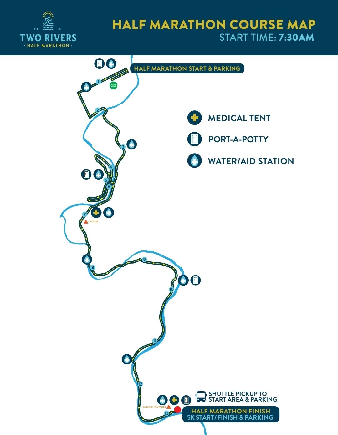Half Marathon Course Map 2025 update